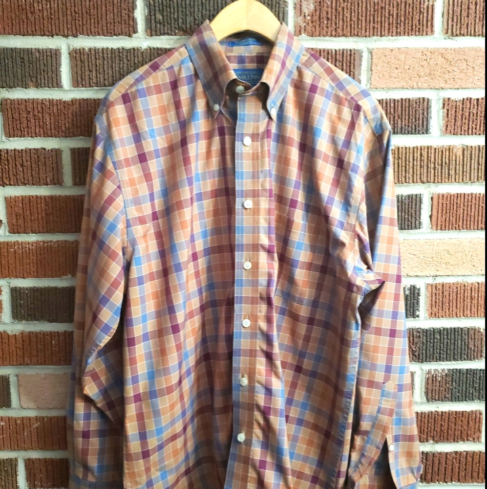Pendleton Metro Shirt Button Down Long Sleeve 100%